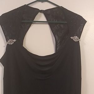 Dark blue formal dress